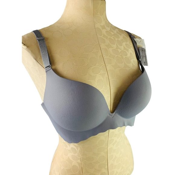 38B Unbranded Purple Wirefree Padded Bra with Extender New - Picture 2 of 12